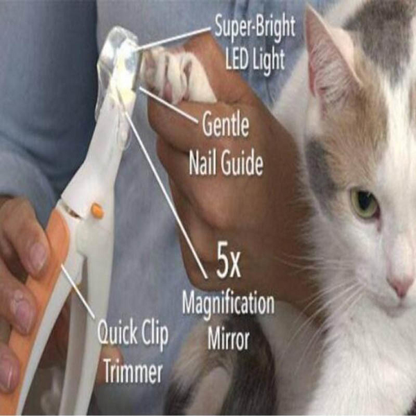 Cat and Dog Nail Clipper With LED