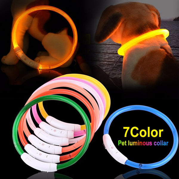 Luminous LED USB Charging Collar