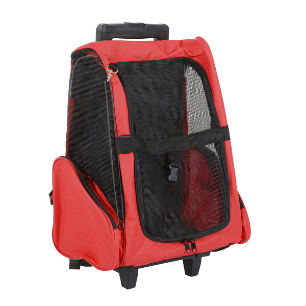 PawHut Pet Backpack - Rolling Carrier