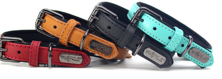 Padded Leather Dog Collar