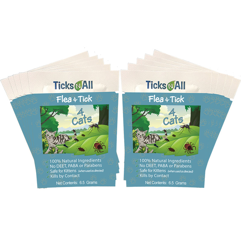 All Natural Flea and Tick Wipes 4 Cats