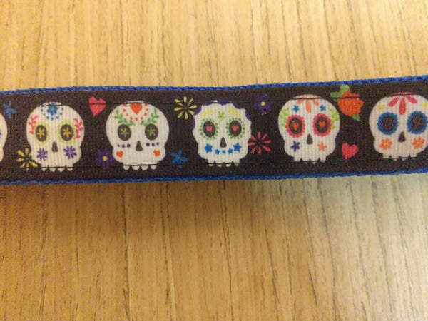 Sugar Skulls Dog Collar