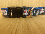 Sugar Skulls Dog Collar