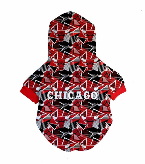 Chicago Bulls x Fresh Pawz - Hardwood Hoodie | Dog Clothing