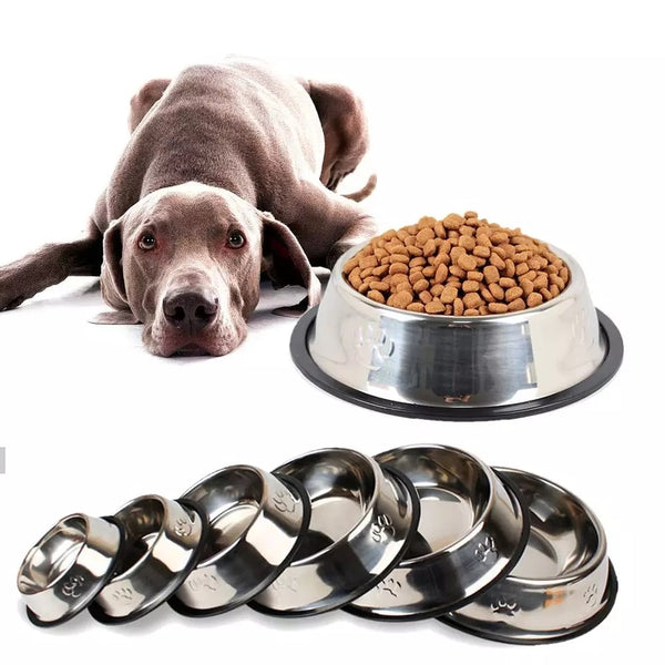 Stainless Steel Non-slip Feeding Bowl