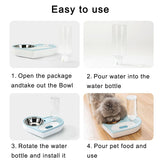 Automatic Water Dispenser & Food Bowl