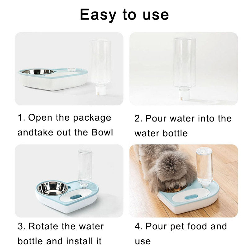 Automatic Water Dispenser & Food Bowl