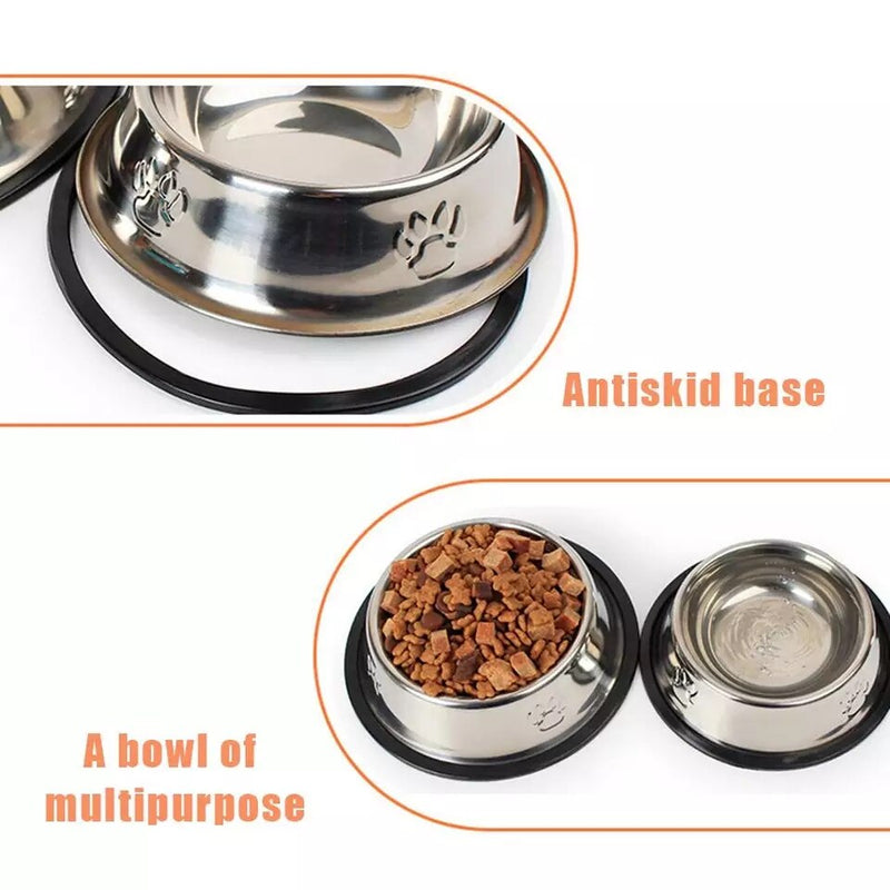 Stainless Steel Non-slip Feeding Bowl