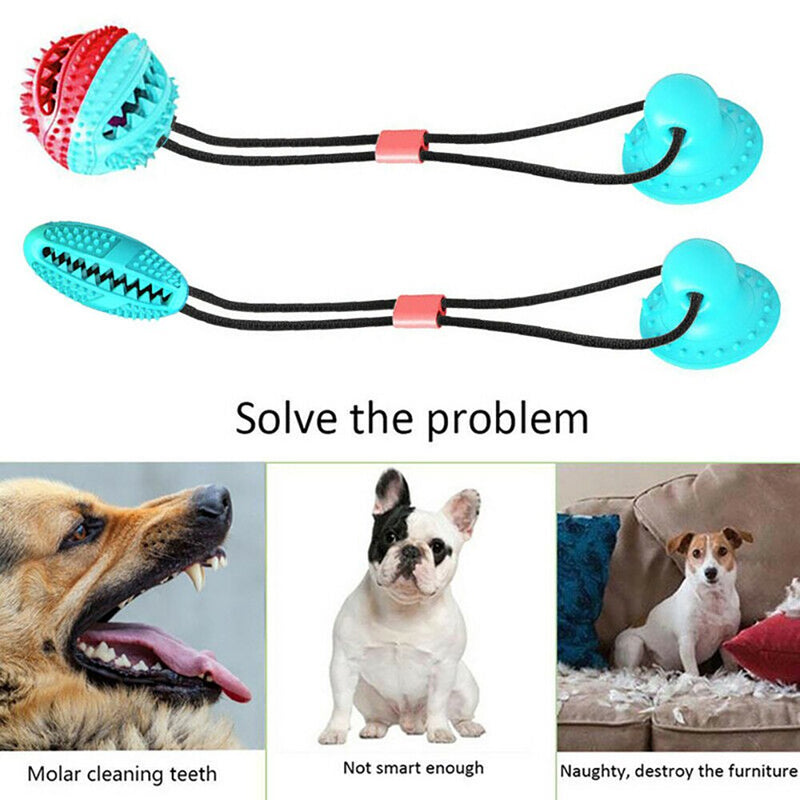 Multifunction Dog Chew Toys With Suction Cup