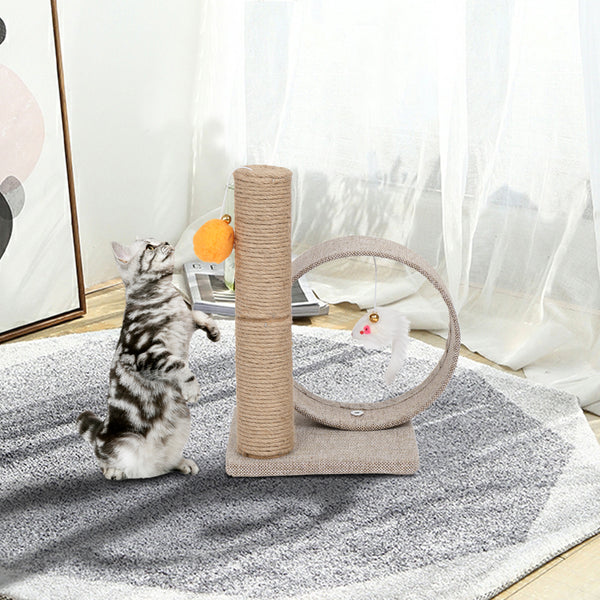 Cat Tower With Ring Toys