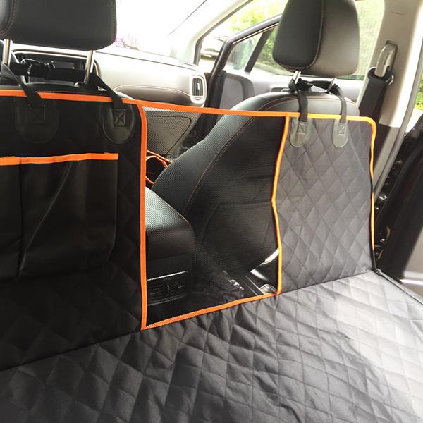 Waterproof Dog Car Seat Covers with Mesh Visual Window for Cars