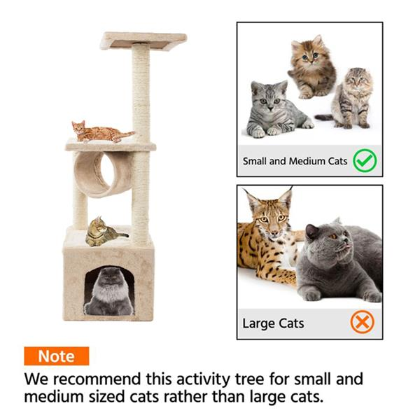 Solid Cute Sisal Cat Tower