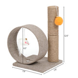 Cat Tower With Ring Toys