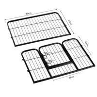 PawHut 8 Panel Heavy Duty Playpen