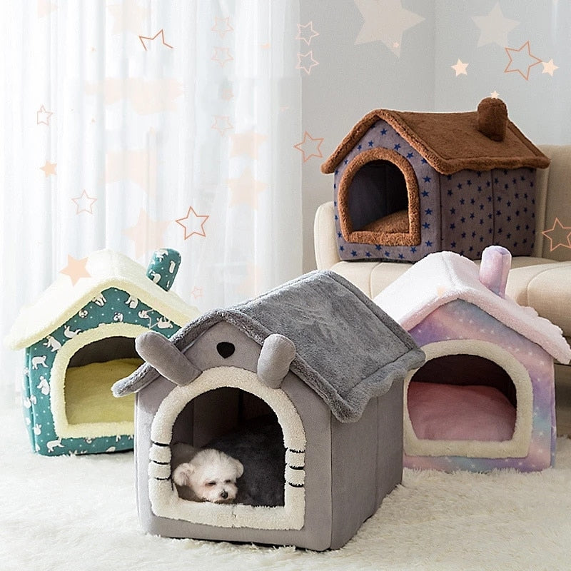 Foldable Deep Sleep Pet Cat House