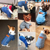 Luxury Denim Style Dog Jacket