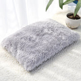 Long Cushion Plush Dog Bed