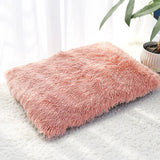 Long Cushion Plush Dog Bed