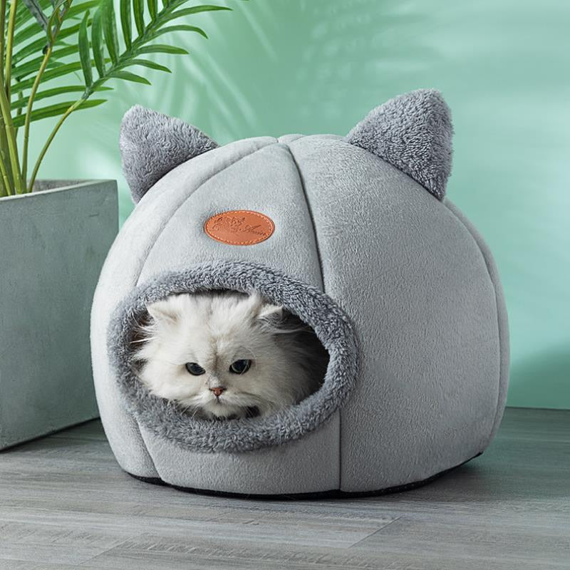 Deep Sleep Cozy Cave Cat Bed