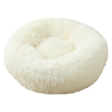 Long Plush Super Soft Round Bed