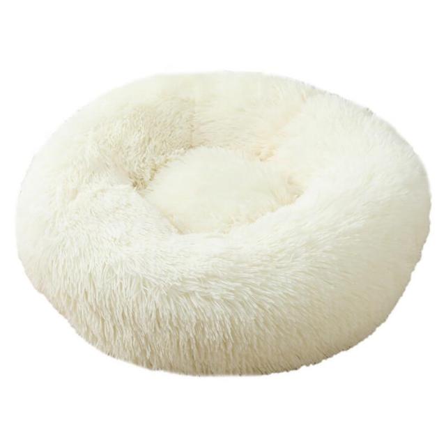 Long Plush Super Soft Round Bed