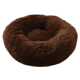 Long Plush Super Soft Round Bed