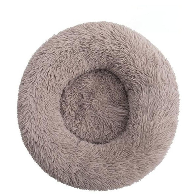 Long Plush Super Soft Round Bed