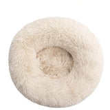 Long Plush Super Soft Round Bed