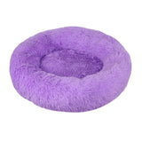 Long Plush Super Soft Round Bed