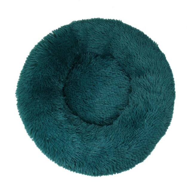 Long Plush Super Soft Round Bed