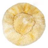 Long Plush Super Soft Round Bed