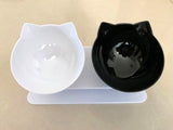 Non-Slip Single & Double Cat Bowl With Stand