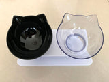 Non-Slip Single & Double Cat Bowl With Stand