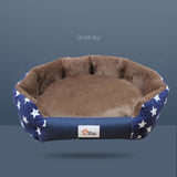 Round Cushioned Dog Bed