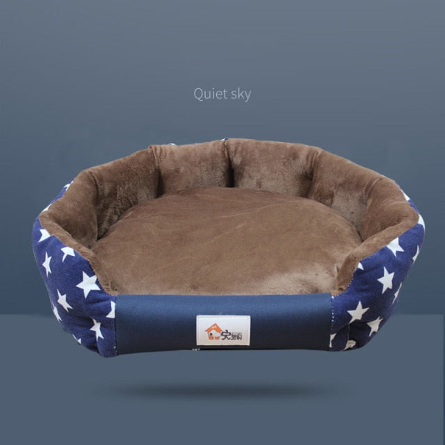 Round Cushioned Dog Bed