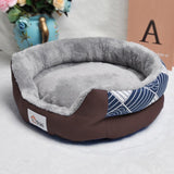 Round Cushioned Dog Bed