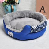 Round Cushioned Dog Bed