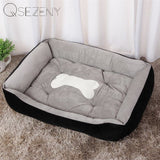 Bone Print Dog Bed