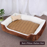 Bone Print Dog Bed