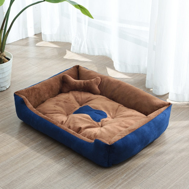 Bone Print Dog Bed