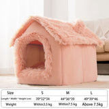 Foldable House Winter Warmer Pet Bed